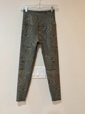 Beyond Yoga Leggings Athletic Pants in Swirl Hunter Green Women's Size S